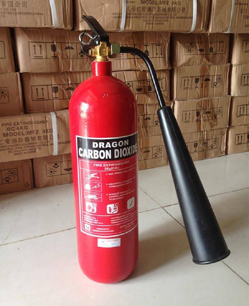 Bình chữa cháy khí CO2 Dragon - 3kg.