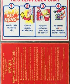 Nội Quy tiêu lệnh Mika Bộ nội quy tiêu lệnh PCCC mika